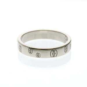 CARTIER Authentic 18k Silver Diamond Ring
